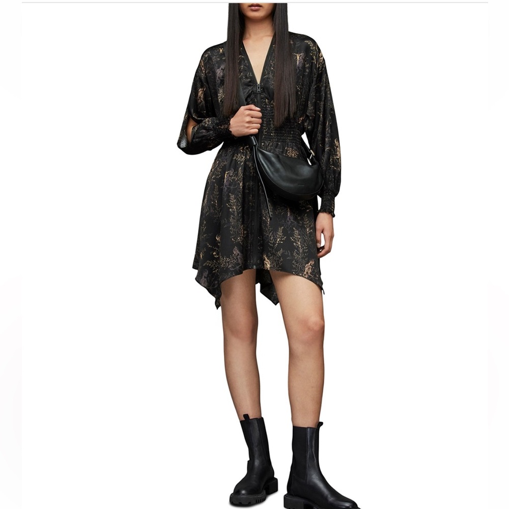 All Saints Nilah Yorik Dress - Picture 2 of 8